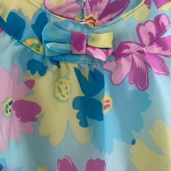 Floral Chiffon Dress - Picture 3 of 4